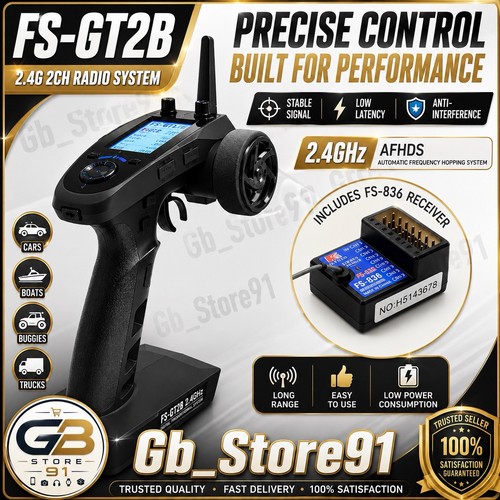 Flysky gt5 6ch remote - 2.4g,