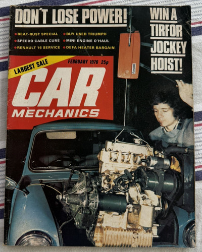 Car mechanics february - february, 1976