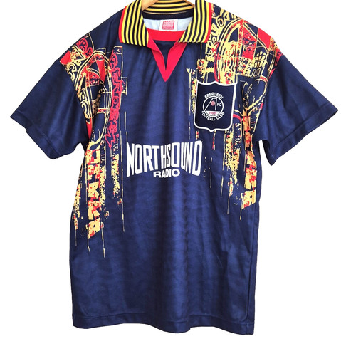 Aberdeen football away shirt - football,