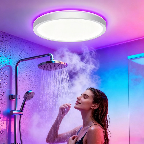Led ceiling light round panel - led,
