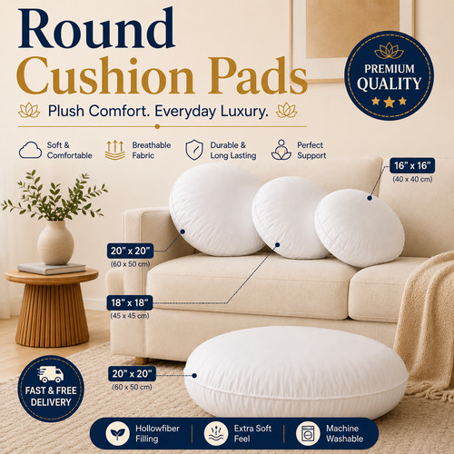 Round cushion inner pad - round,