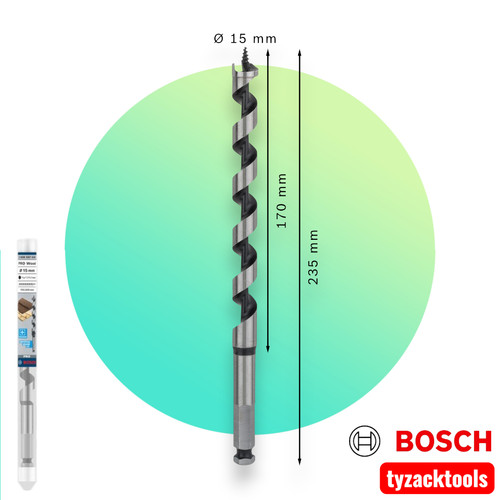 Bosch 15mm wood auger - 15mm, bit
