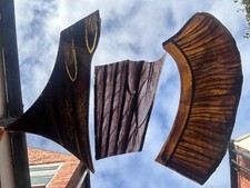 Unique Stained Glass Church Fragments