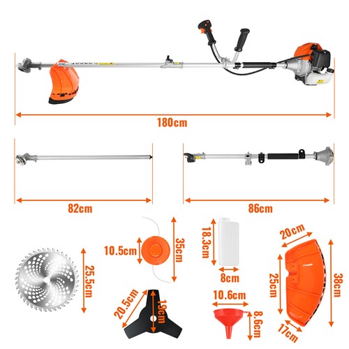 Hedge trimmer 52cc 1 - hedge, 6-in-1