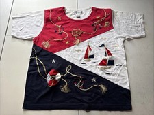 Princess Cruise Line Ship Nautical Color Block Sailboat Anchor - Size Large