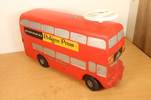 Vintage triang ride bus toy - bus,