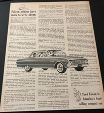 1960 Ford Falcon Tudor Sedan &