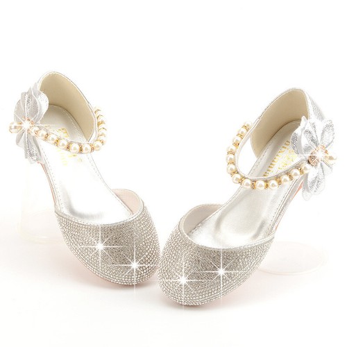 Girls diamante shoes wedding - girls,