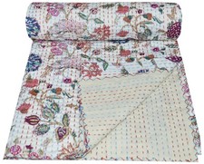 Single Kantha Quilt Bedspread