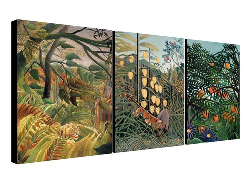 Henri rousseau tropical wall - -,