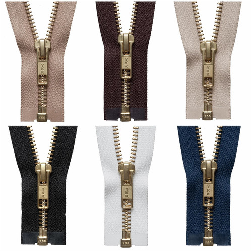 Ykk brass metal - no,