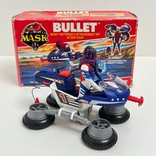 Vintage Kenner M.A.S.K. Bullet (Bandit) Complete Boxed Ali Bombay & Mask 1987