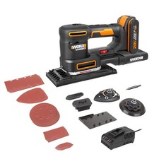 WORX WX820 Cordless Multi Sander Power Share 5in1 Orbital Finishing Detail