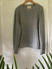 Mens Grey Marl Crew Neck