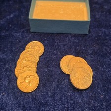 Magic Gimmicks For Coin Magicians. American Fixed Set And UK Pivot Set.