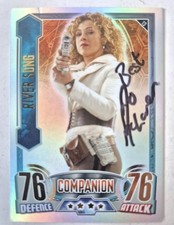 Doctor Who River Song / Alex Kingston Signed Autograph Card