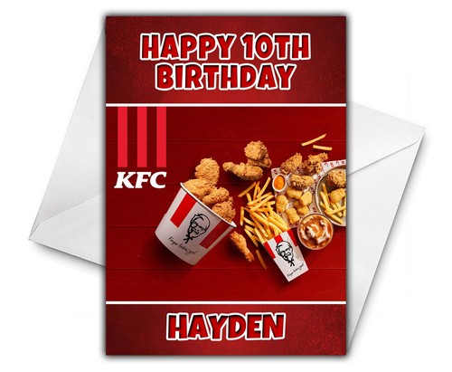 Kfc personalised birthday - kfc,
