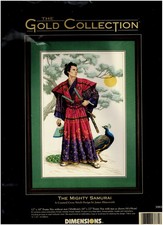 Dimenstions Counted Cross Stitch Kit The Mighty Samurai from The Gold Collection