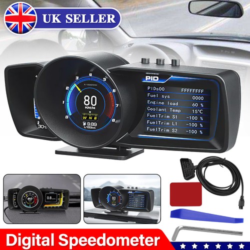 Obd2 gps hud digital smart - gps,