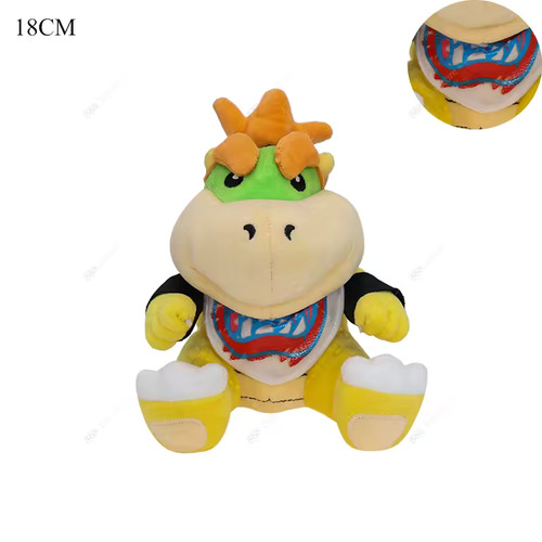 Super mario bowser plush - bowser, jr