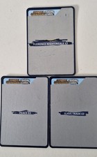 3x Change Checker Trading Cards £2 Dove of Peace , slave trade, Florence 