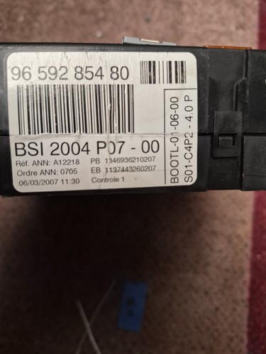Peugeot citroen bsi module - citroen,