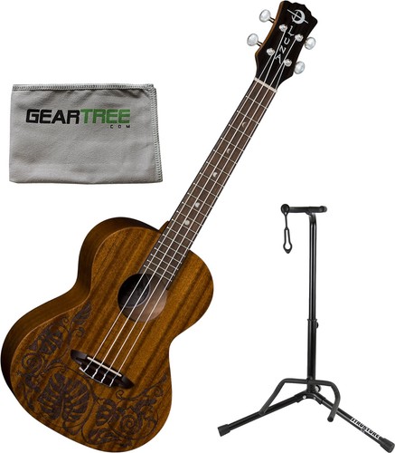 Luna uke lizard mahogany - lizard,