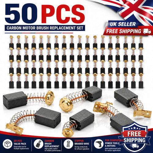 50pcs carbon motor brushes - carbon,