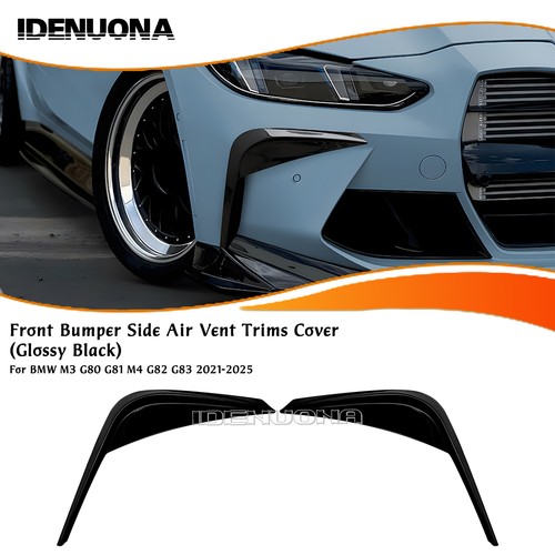 Gloss black front bumper side - gloss,
