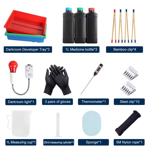 Darkroom developing film trays - film,