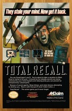 1990 Total Recall NES Nintendo