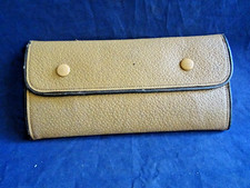 A SCARCE VINTAGE JOHN STRONG & SONS CARLISLE FLEECE LINED FLY FISHING WALLET