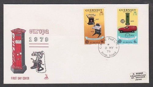 Guernsey 1979 fdc cover - 1979, set