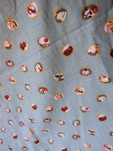 Japanese cosmo textile blue - cosmo,