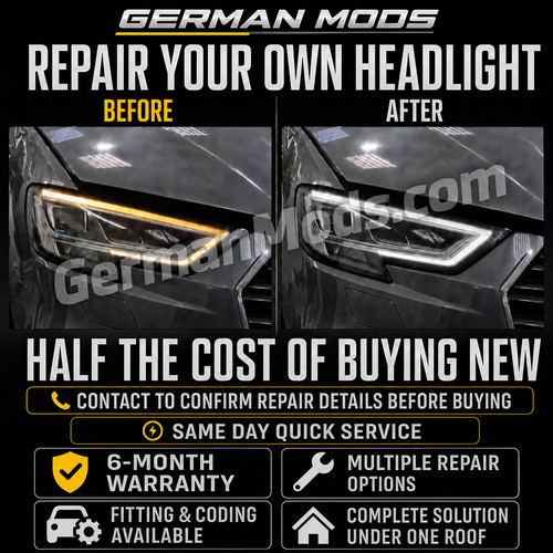 2016 audi led - a3, headlight