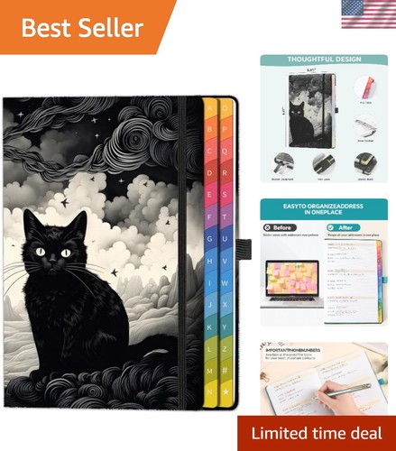 Address book with alphabetical - book,
