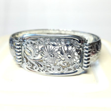 Vintage Art Deco Bangle Silver
