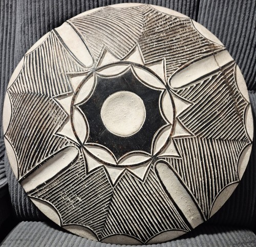 African decorative wood shield