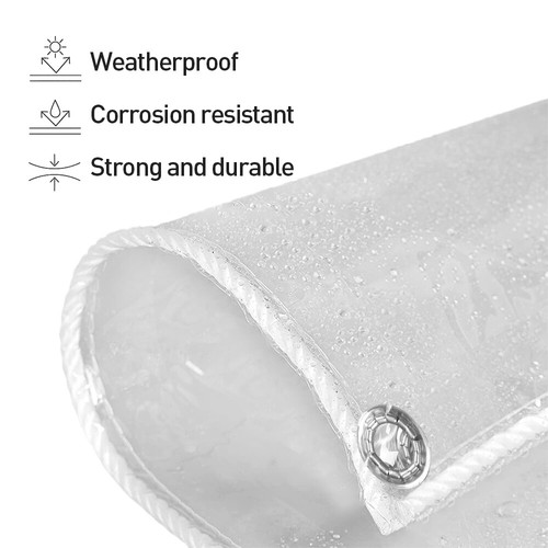 450gsm clear tarpaulin - 450gsm,