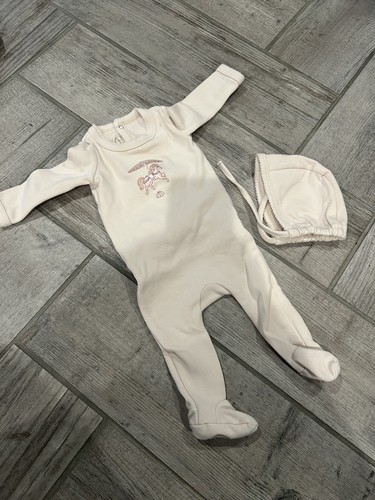 Piece baby layette set cream - 2,