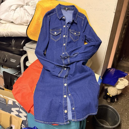 Asos blue denim shirt - denim, dress