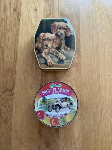 Vintage sweet tins horner - vintage,
