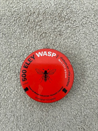 Vintage eley wasp - airgun, tin