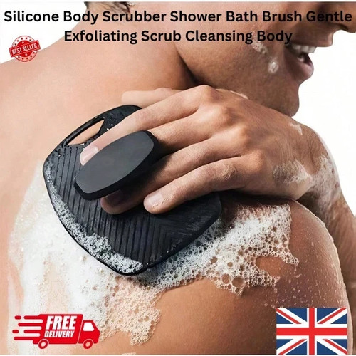 Silicone body scrubber shower - silicone,