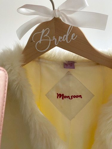 Monsoon ivory faux fur bridal - monsoon,