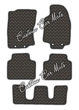 CUSTOM FIT NISSAN X TRAIL 7 SEATER CAR FLOOR MATS IN RUBBER FROM 2014 ONWARDS