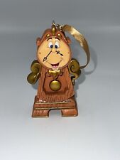 Disney Store Parks Cogsworth Clock Beauty & the Beast Hanging Decoration