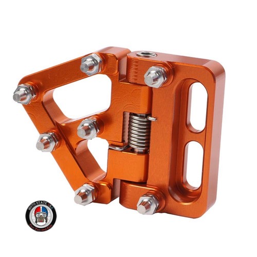 Foldable brake pedal plate - plate, for