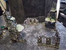 Warhammer 40k Terrain- Large Ruins- Painted Very Durable Ready for the table