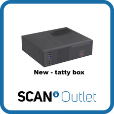 CiT S8-300 SFF PC Case, Slim 5.25" Bay, 300W TFX PSU, USB 3.0, SGCC, Black, mATX